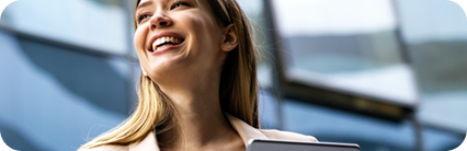 Professional reviewing SEO metrics