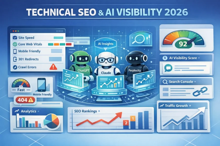 Technical SEO Audit: The Nuts and Bolts of Your Website's Health In 2026, SEO audits are no longer about one thing. They combine technical health, AI visibility, content quality, and performance. This table breaks everything into clear, actionable steps. 