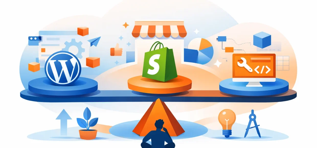 WordPress vs. Shopify vs. Custom What Fits Your Business