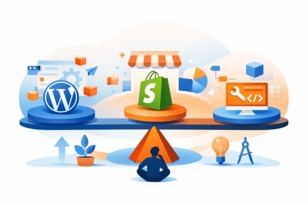 WordPress vs. Shopify vs. Custom What Fits Your Business