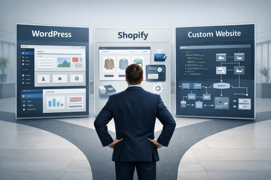 WordPress vs Shopify vs Custom: Best Platform for Your Business